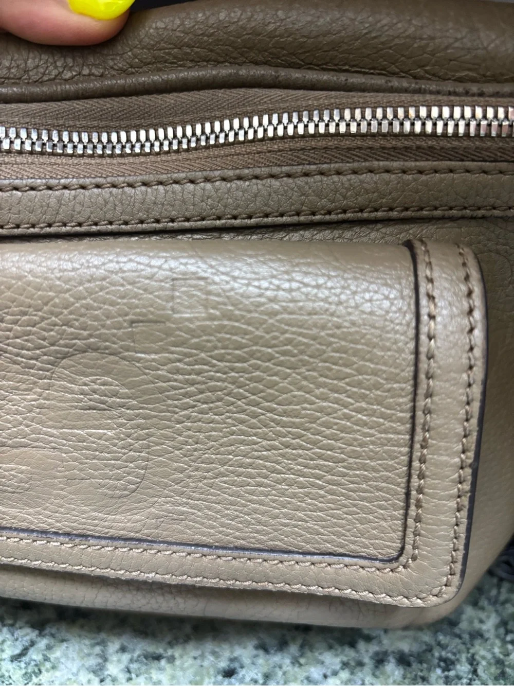 Gucci Taupe Leather Bum bag